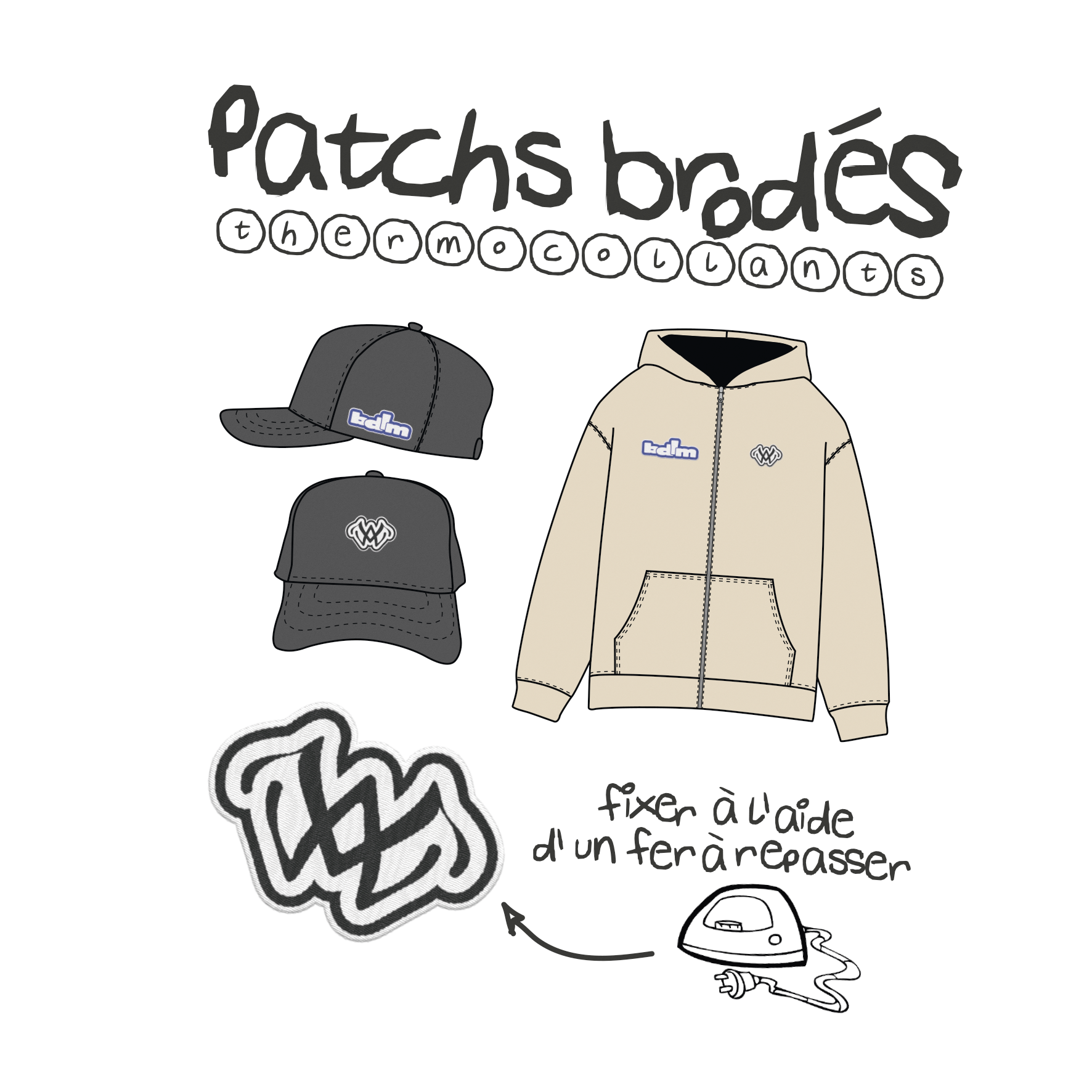 BDLM vol.1 - CD + patchs thermocollants